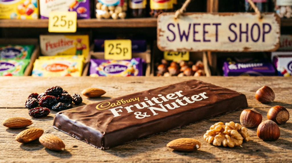 cadbury fruitier nuttier discontinued
