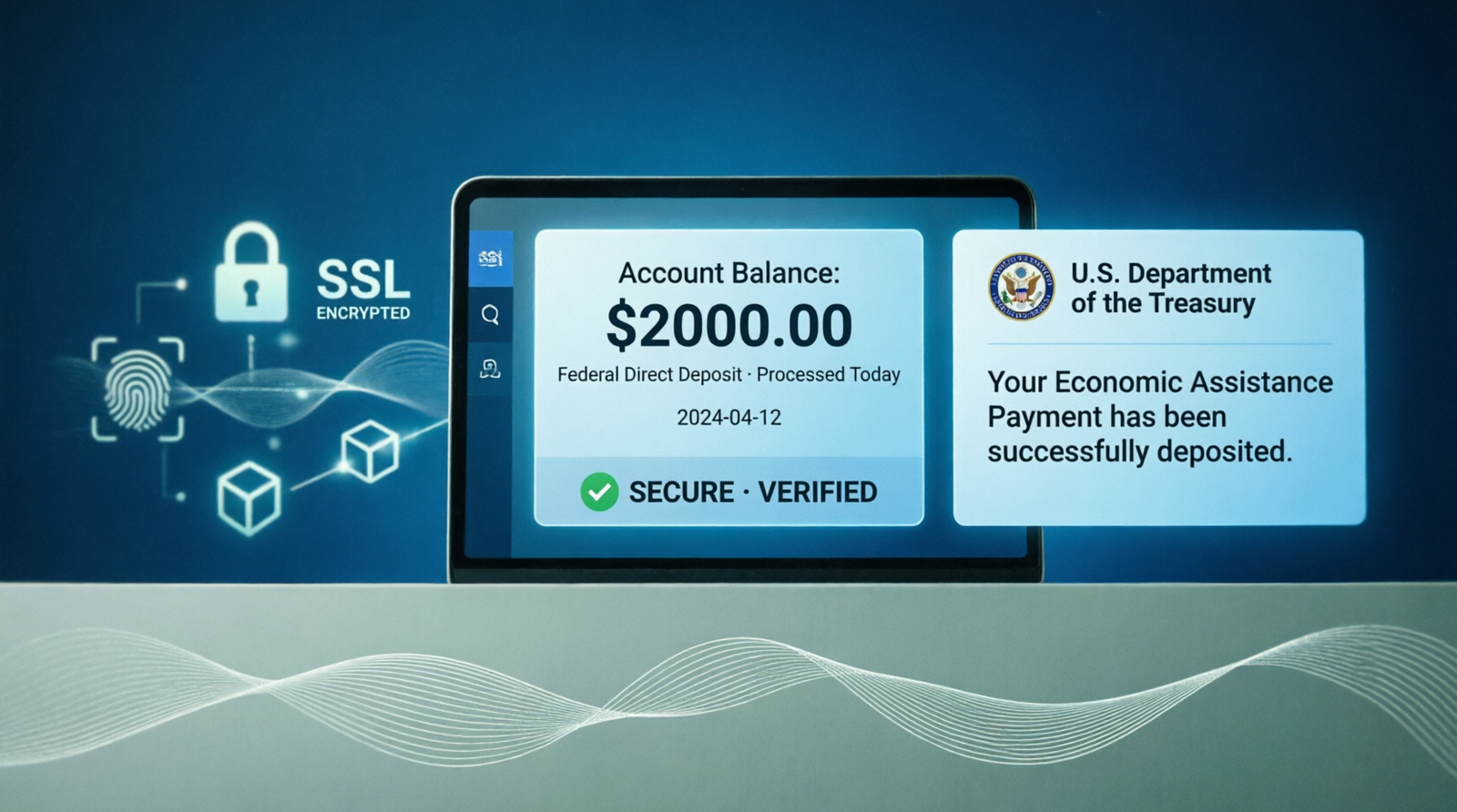$2000 federal direct deposit