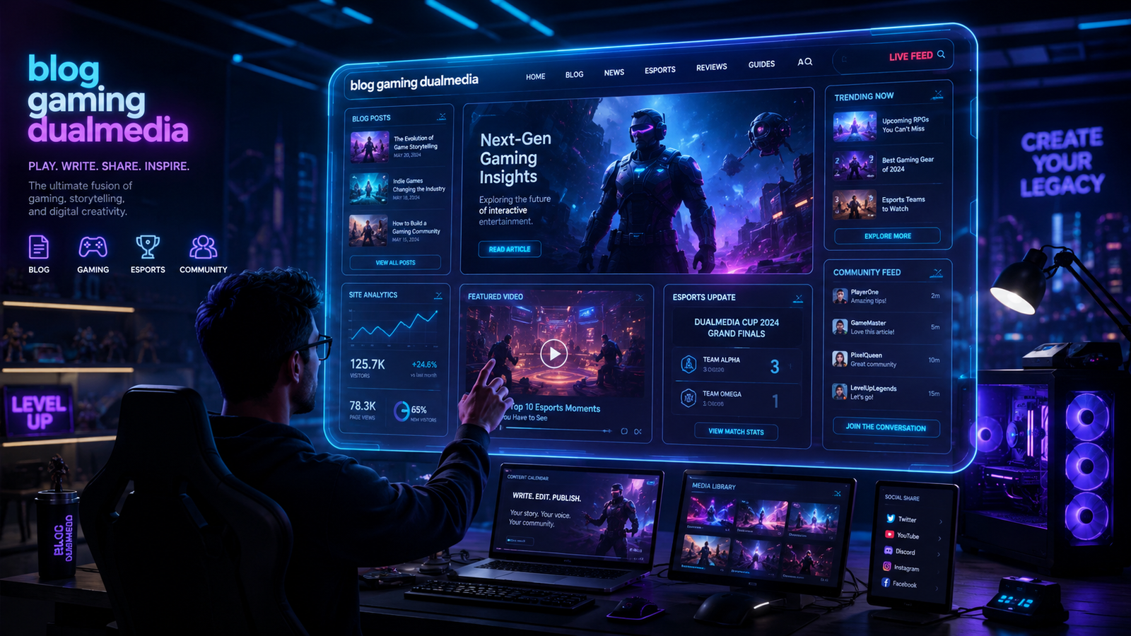 blog gaming dualmedia