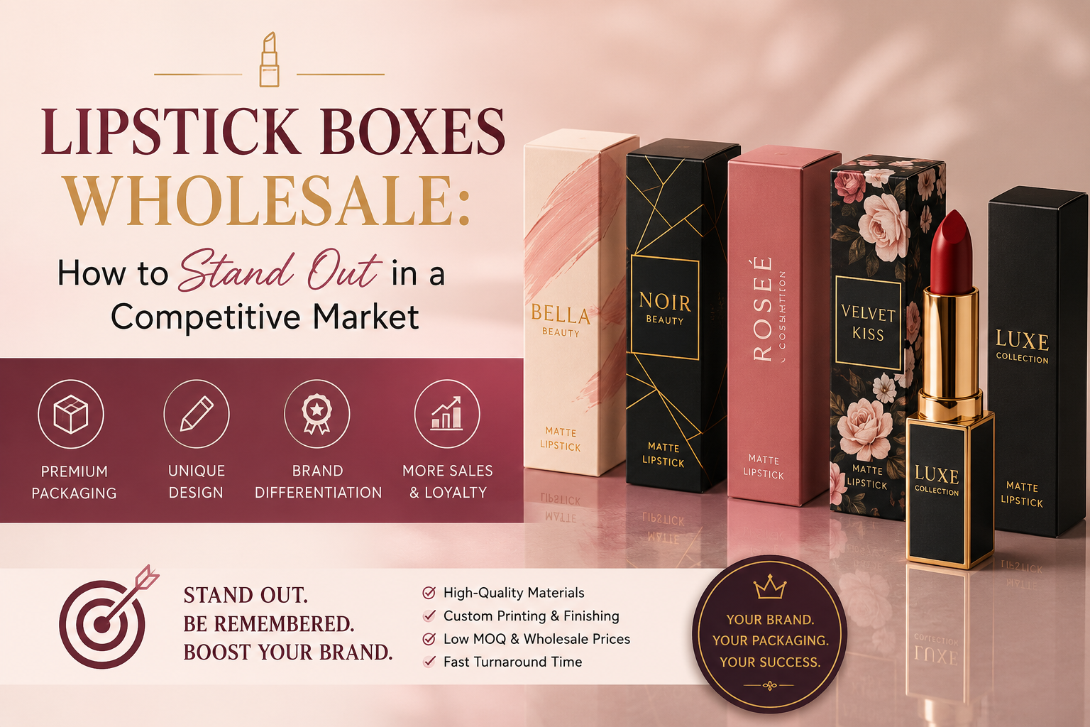 Lipstick Boxes Wholesale