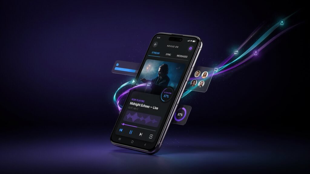 application mobile dualmedia ?