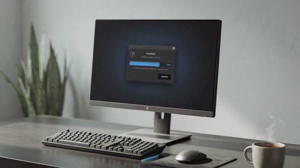 how to install freedoor2.4.6.8