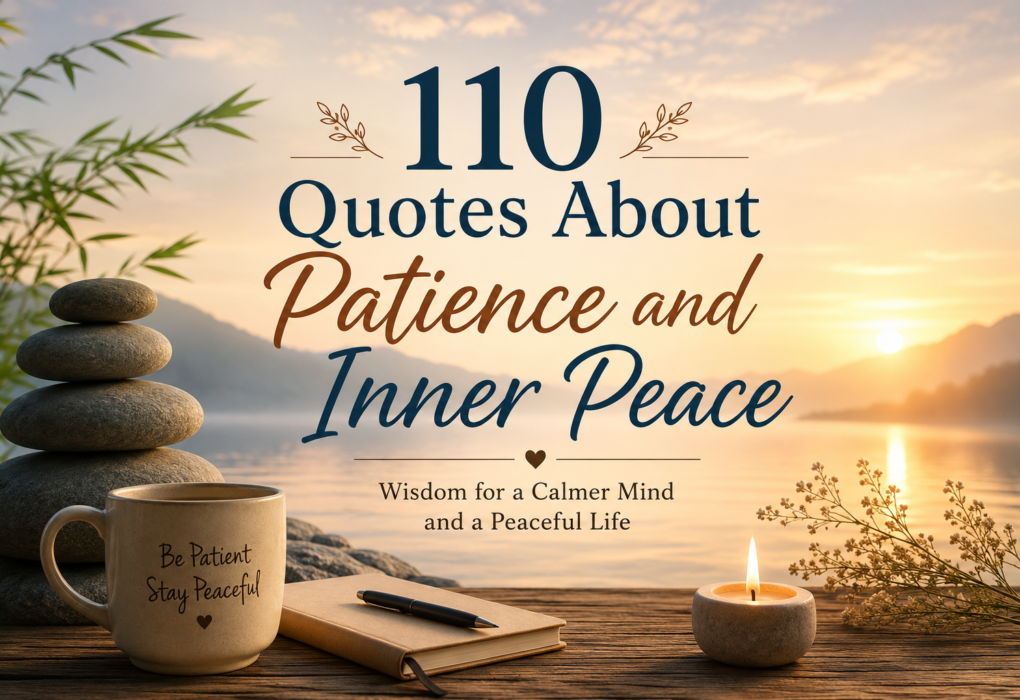 110 Quotes About Patience and Inner Peace