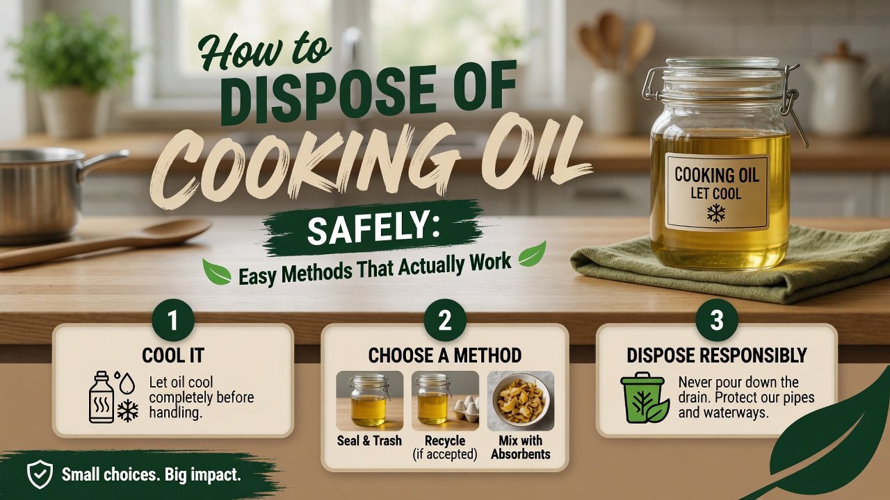 How to Dispose of Cooking Oil Safely