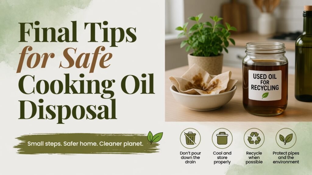 How to Dispose of Cooking Oil Safely