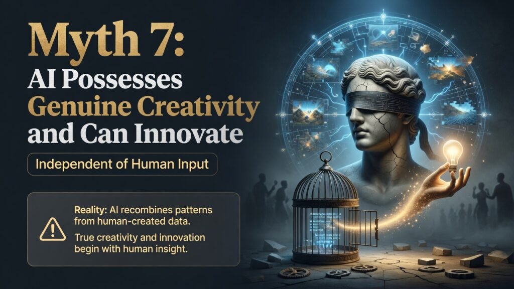 Myth 7: AI Possesses Genuine Creativity and Can Innovate Independent of Human Input